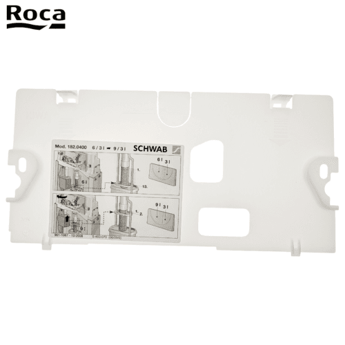 Roca A890812000 Duplo Retro - Plaque De Recouvrement Reservoir Wc.