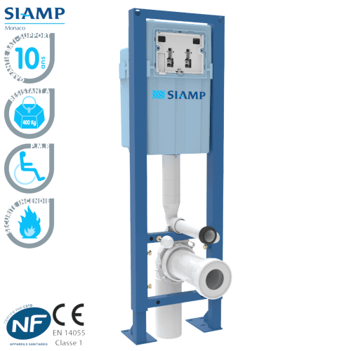 Siamp 31 3101 10 Bùti-support Wc Ingénio Essentiel Autoportant Complet 95l.