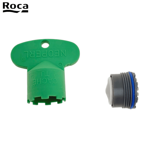 Roca Ag0130207r Aérateur Caché M18,5x1 - Limité 1,14 Litres/minute Avec Clé.