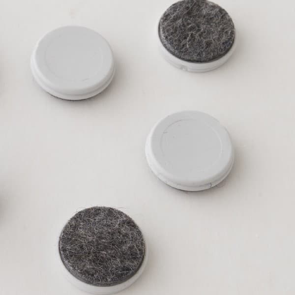 Lot 4 inserts de rechange patins diam 20 mm