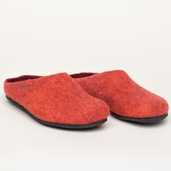 Pantoufle feutre saumon taille 43