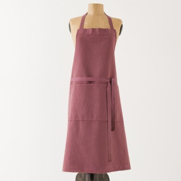 tablier d'office lin coton caviste