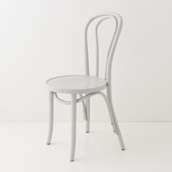 Chaise bistrot N°18 gris lichen