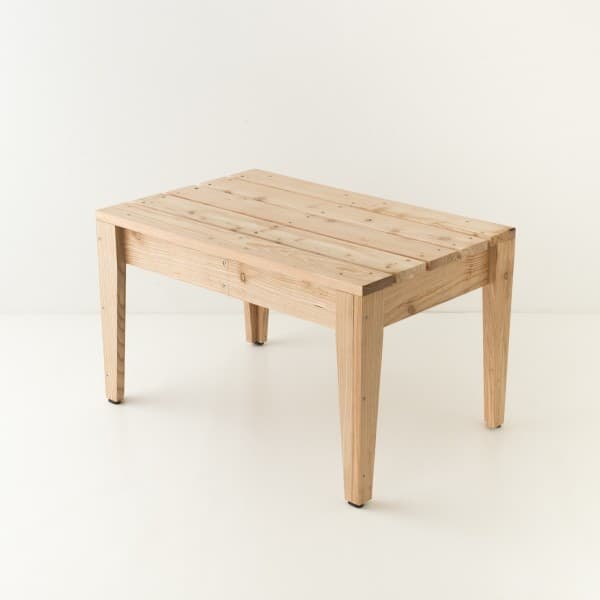 Table basse de jardin en mélèze 80x50 syno