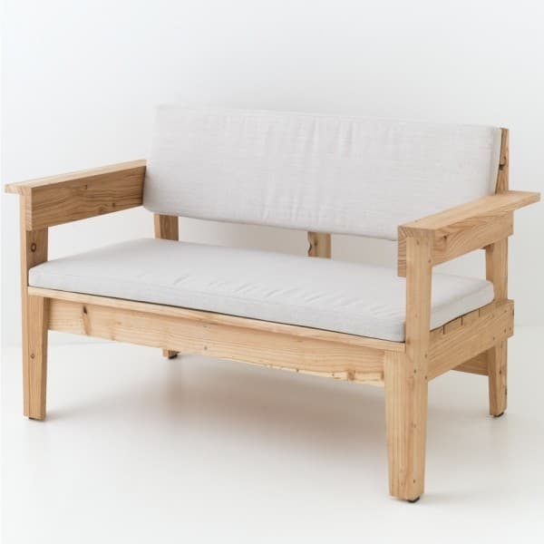 option coussin outdoor pour canapé mélèze beige