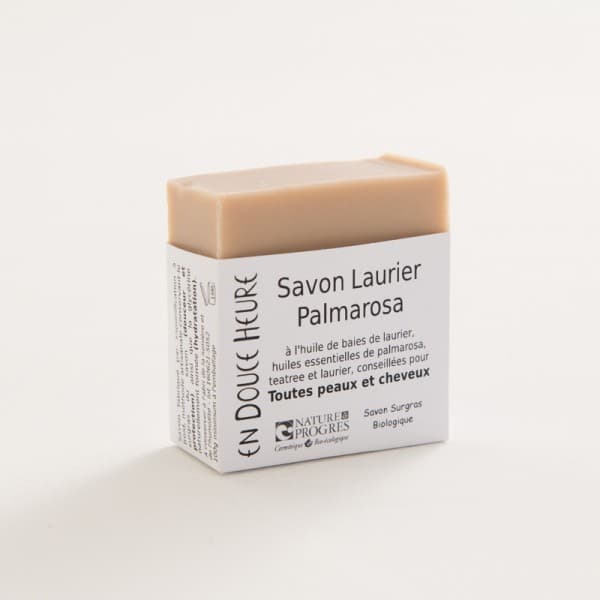 savon bio laurier palmarosa
