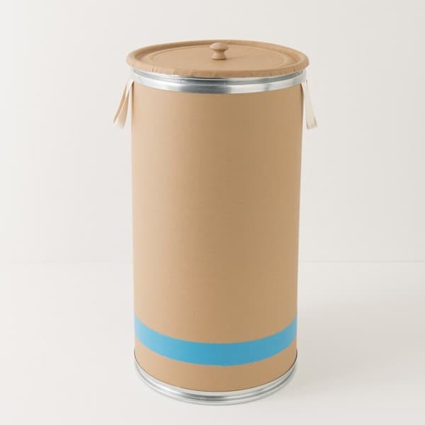 fût en kraft liseré bleu
