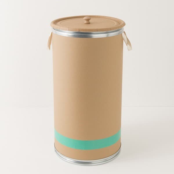 fût en kraft liseré vert