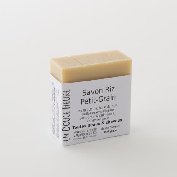 savon bio riz petit-grain