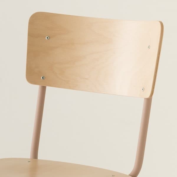 chaise haute 80cm 11 coloris + bois rose