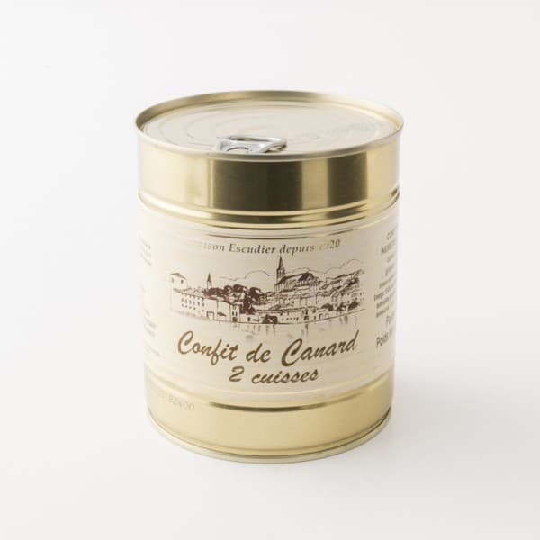 2 cuisses de canard confites 765g