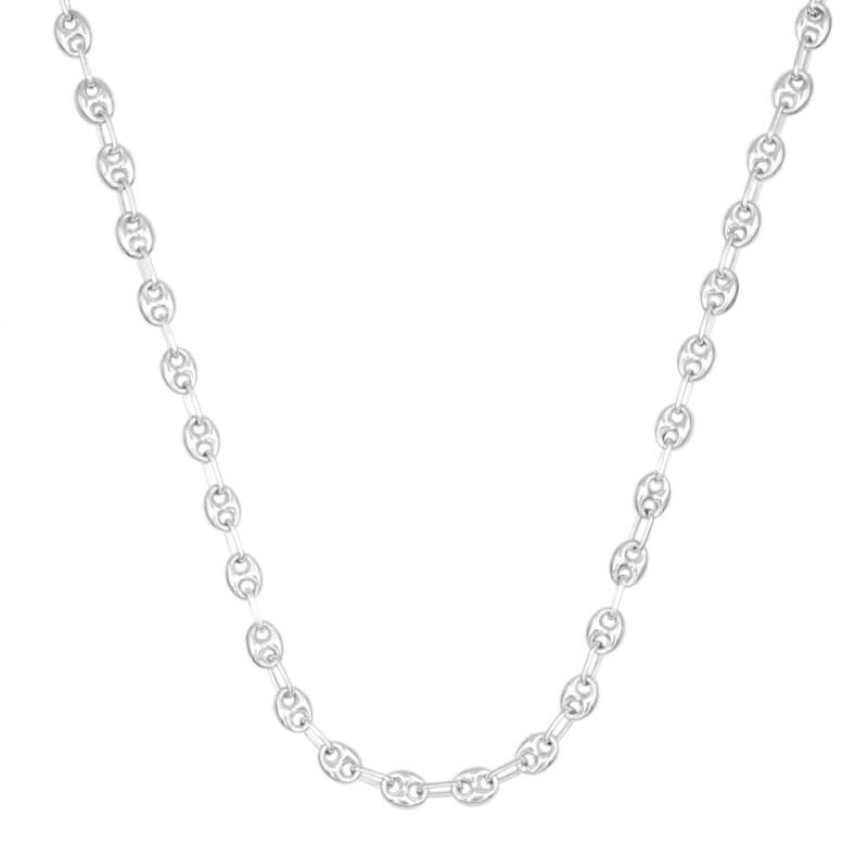 Collier / Chaîne Homme Argent 925 - Maille Grain de Café - 50cm