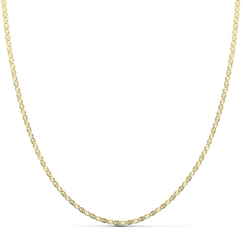 Collier Chaine Or 18 Carats 750/000 Jaune Maille Marine - 50cm