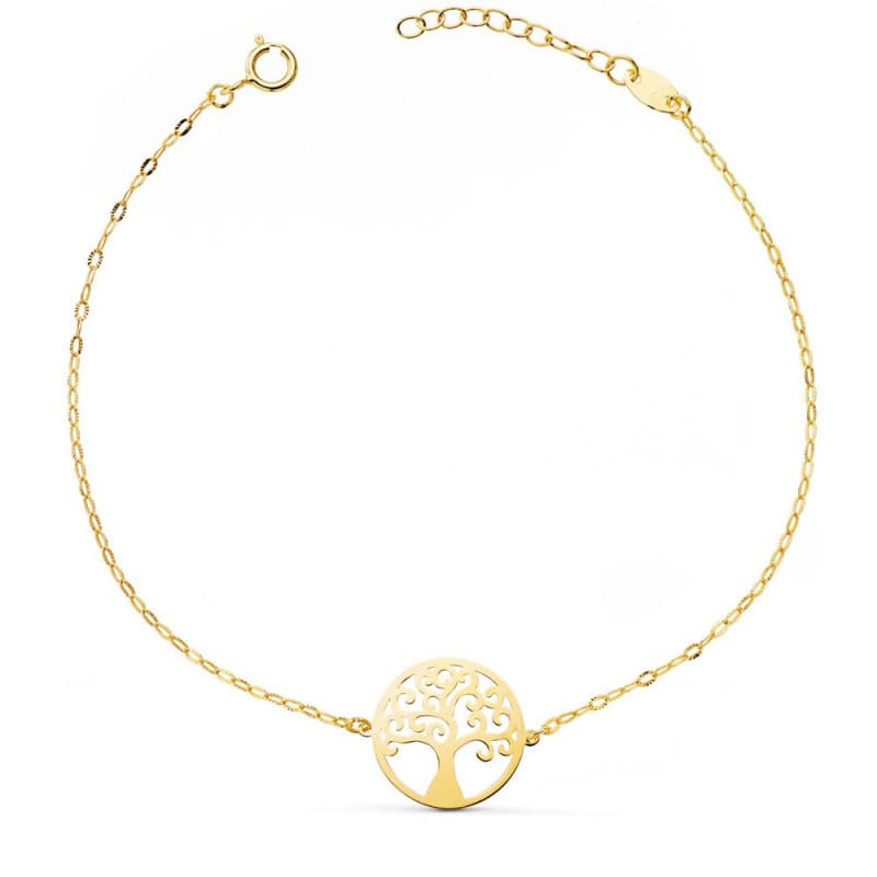 Bracelet Or 18 Carats 750/000 Jaune - Arbre de Vie