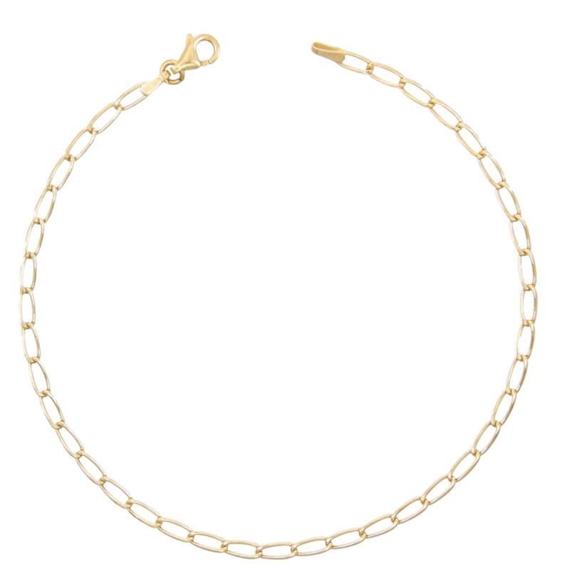 Bracelet Maille Cheval - Or Jaune - Homme