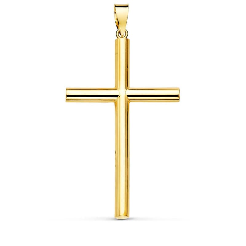 Pendentif - Médaille Croix Or 18 Carats 750 Jaune - Chaine Offerte