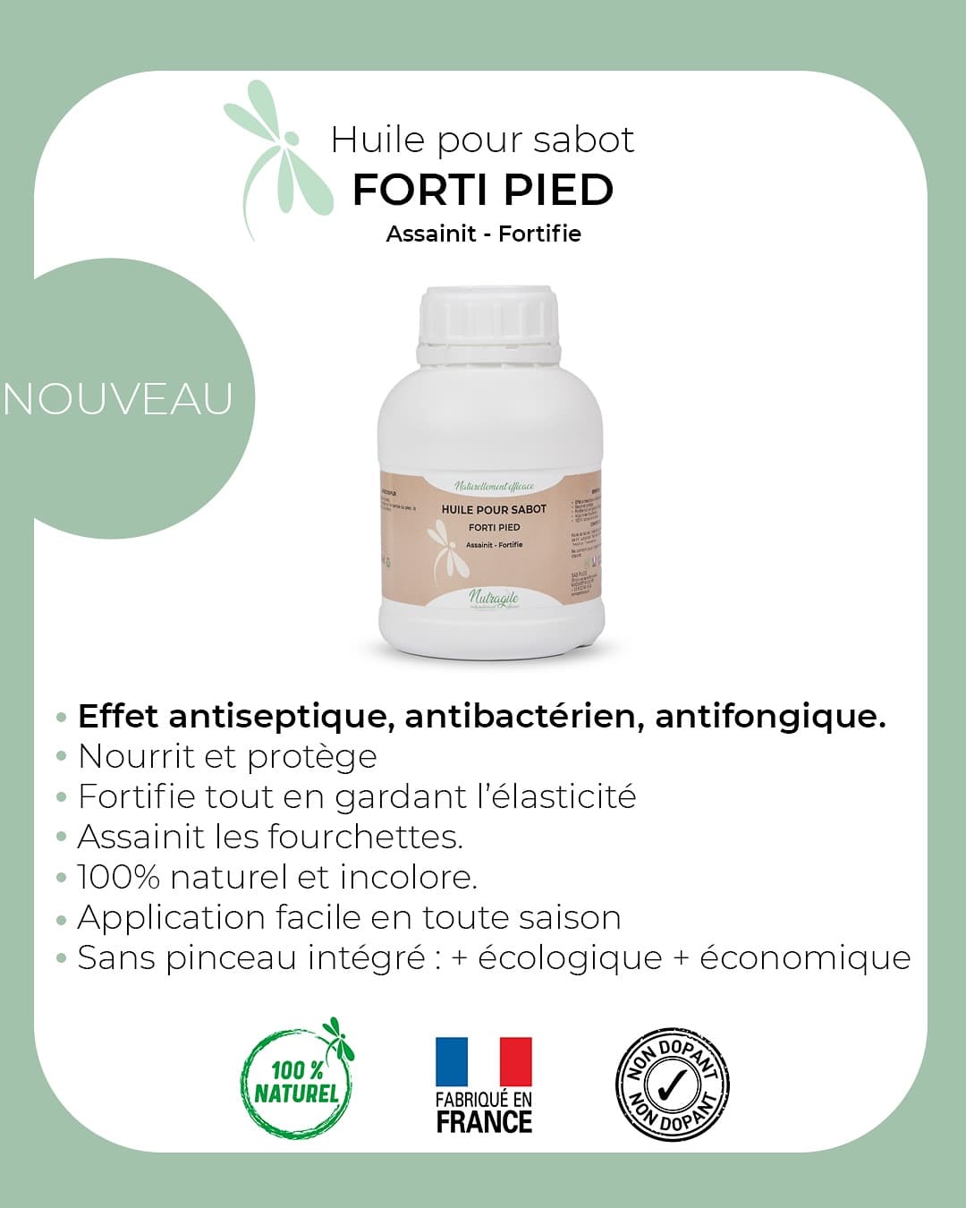 NUTRAGILE - HUILE POUR SABOT - FORTI PIED