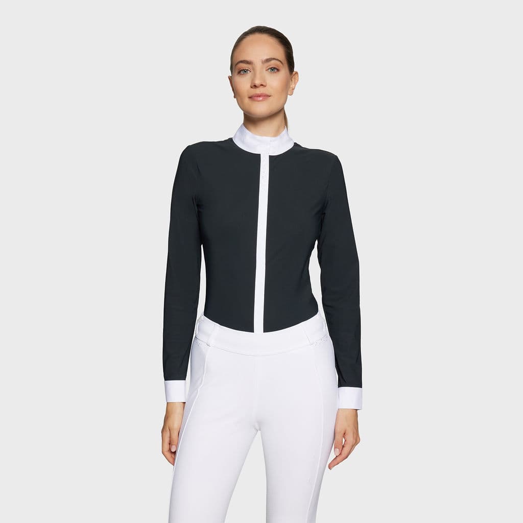 POLO DE CONCOURS MANCHES LONGUES JULIA SAMSHIELD