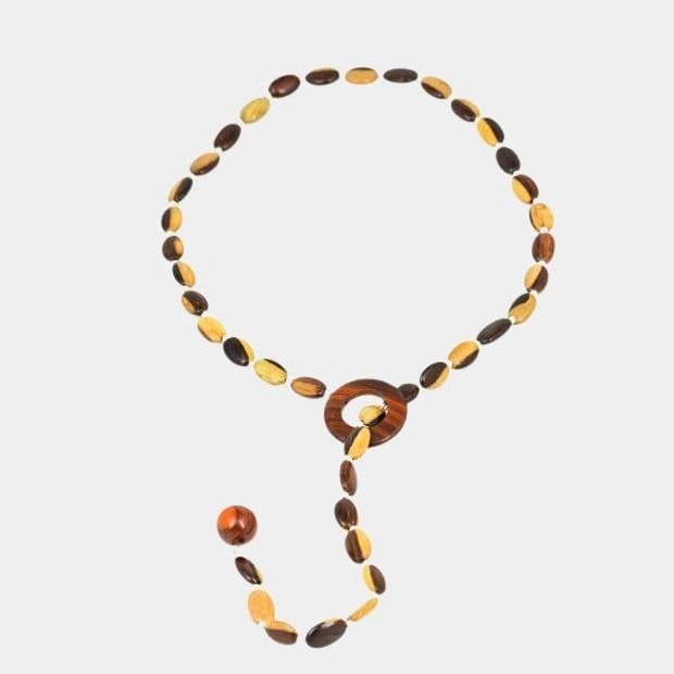 Collier en bois Camille Bicolore