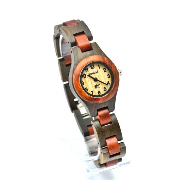 Montre en bois Titiana Ebène
