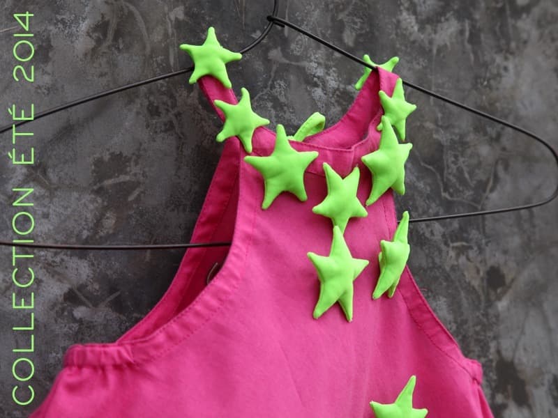 Robe voie lactée Poudre de Perlimpinpin (Rose) - 2 ans