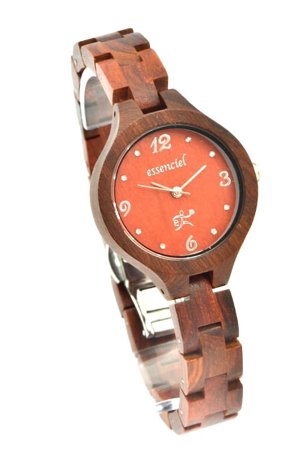 Montre en bois Carla (Palissandre)