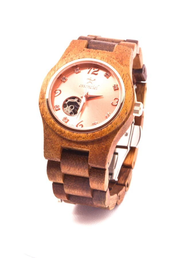 Montre en bois automatique Océane (Chêne)