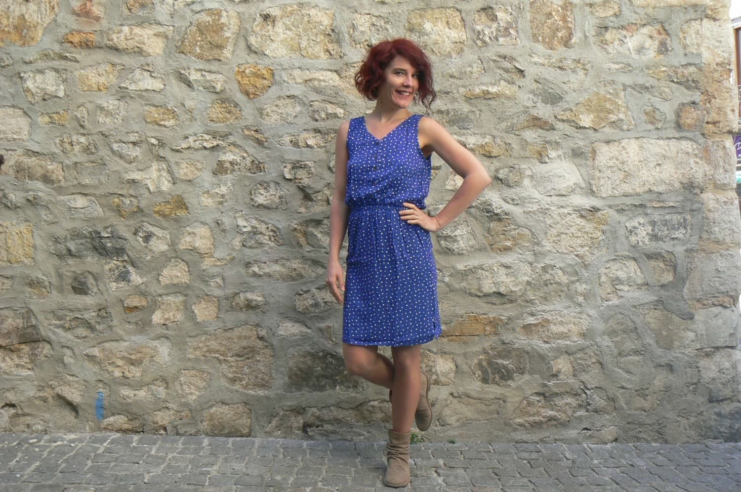 Robe Princesse Nomade Poi 3 (bleu) - Extra-small