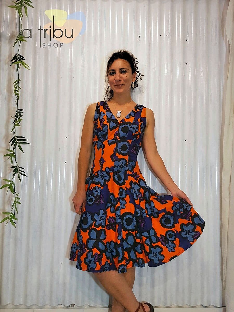 Robe Kali Yog Spring (Big flo) - Medium