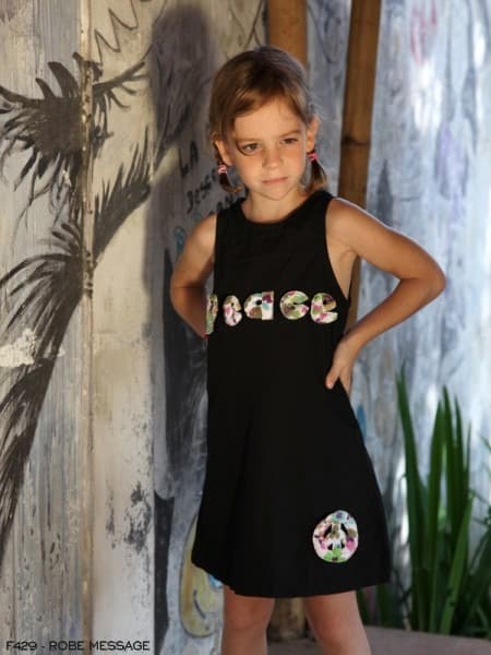 Robe Message Poudre de Perlimpinpin - 4 ans