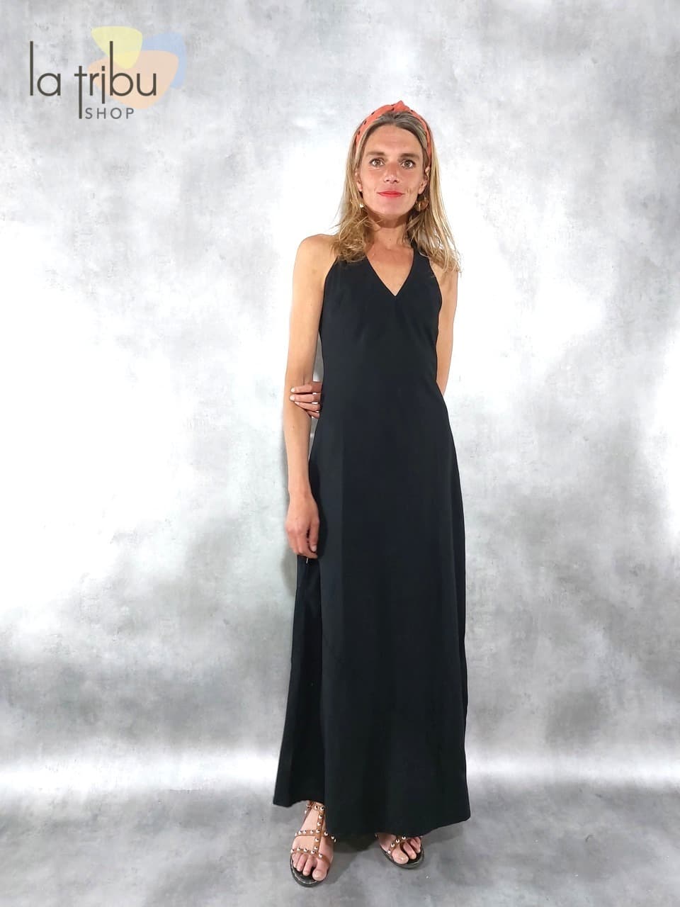 Robe Bla-Bla Pénélope longue (Black) - Extra-large