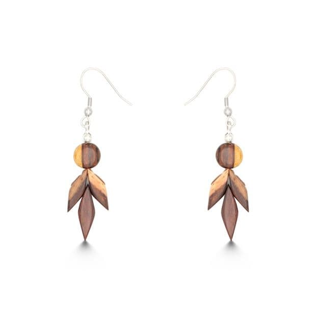 Boucles d'oreilles Katy bicolore