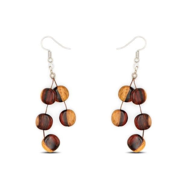 Boucles d'oreilles Xenia bicolore