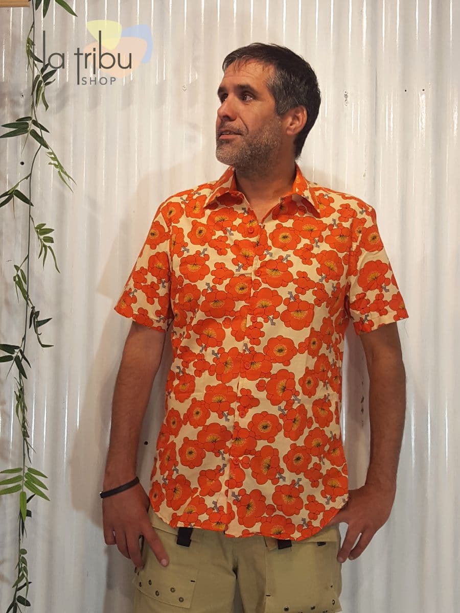 Chemise Kali-Yog Peter (Japi flo) - Triple Extra-large