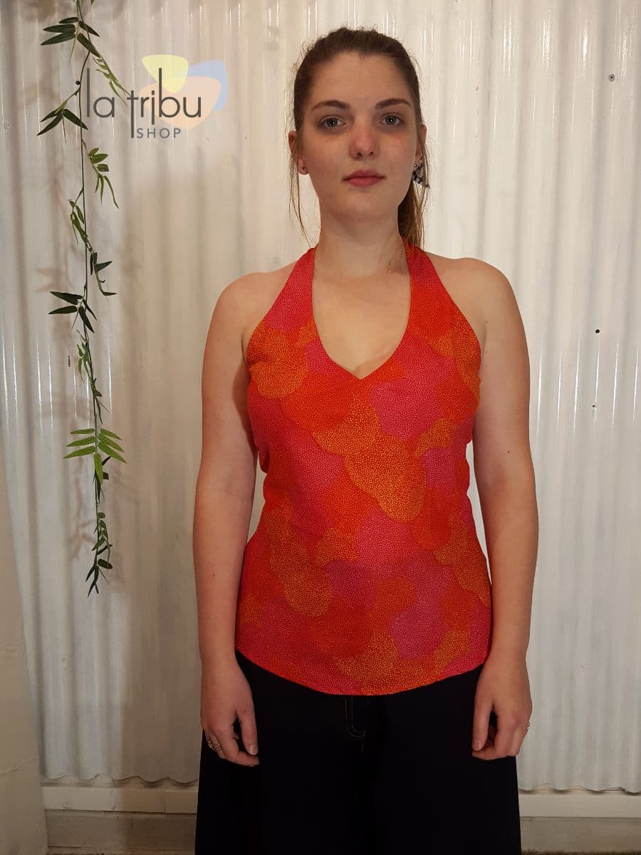 Top Kali-Yog Pénélope (Dot ball red) - Extra-small