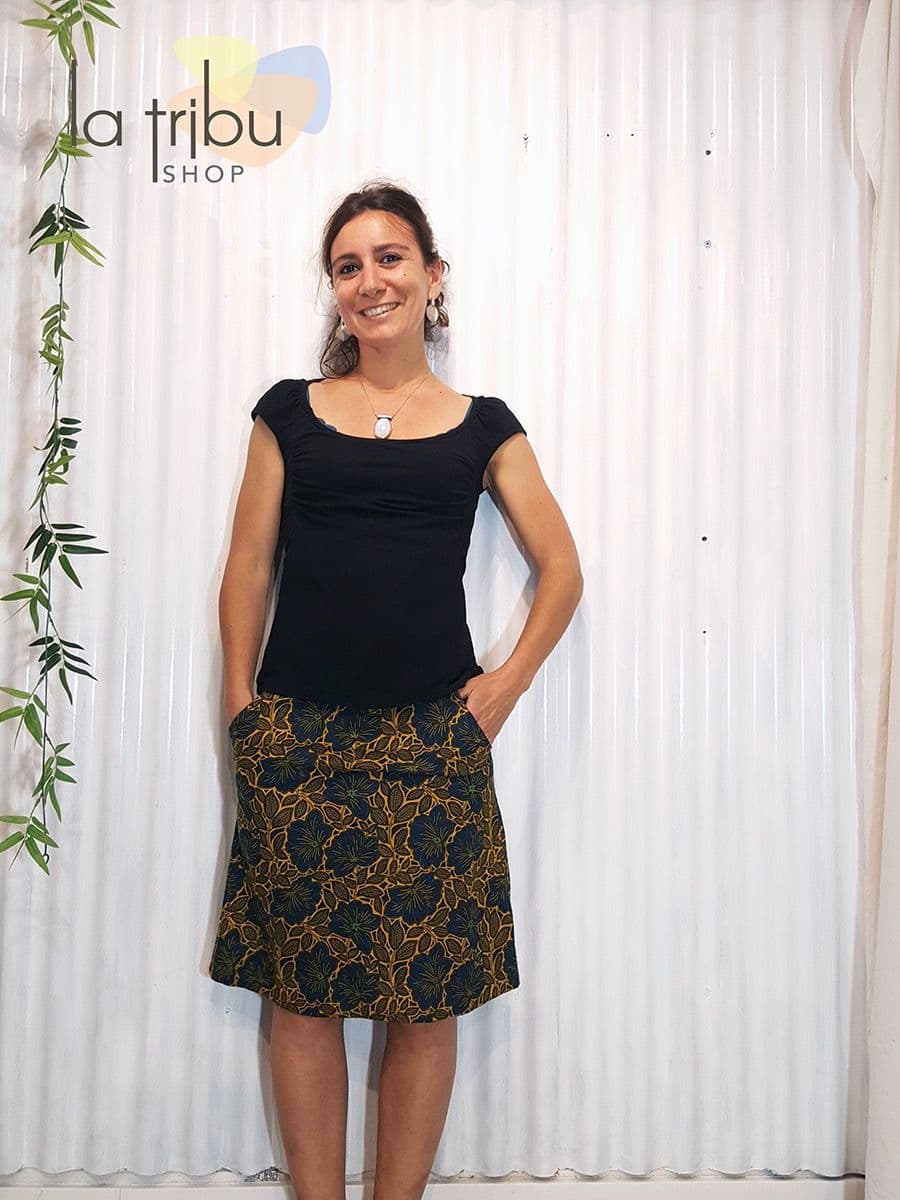 Jupe Bla-Bla Rouge (Fact yellow) - Extra-large