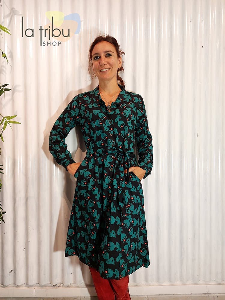 Robe Princesse Nomade Faisa 04 Dark green - Medium