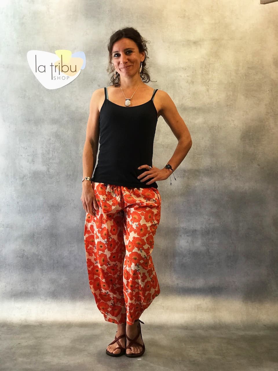 Pantalon Kali Yog Steph (Japi flo) - Small