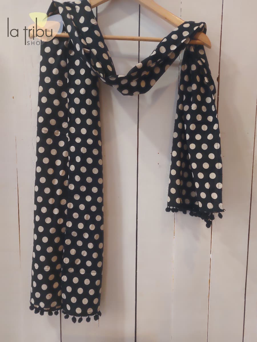 Foulard Bla-Bla (Black dot)
