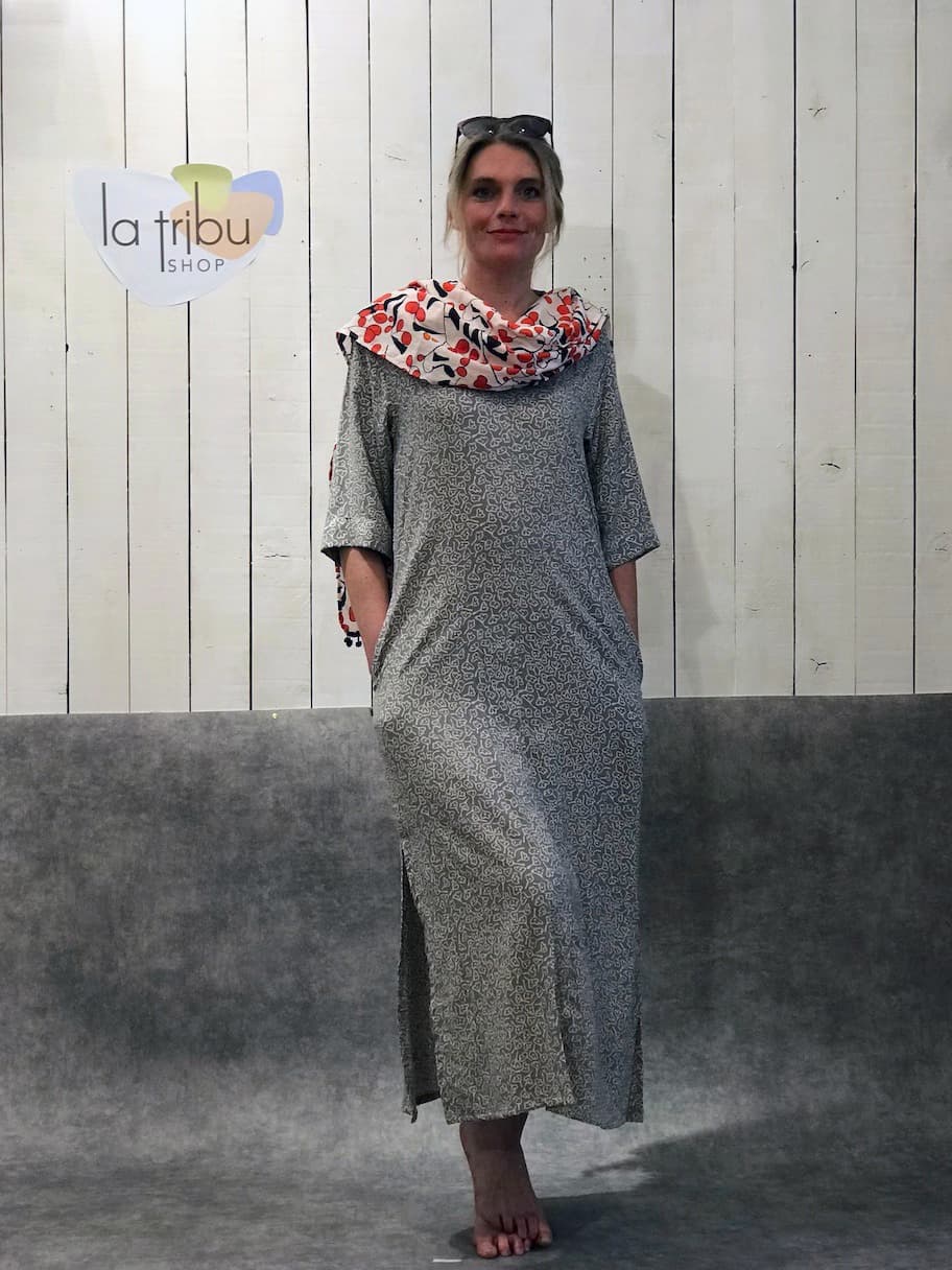 Robe Bla-Bla Corossol (Pat grey) - Double Extra-large