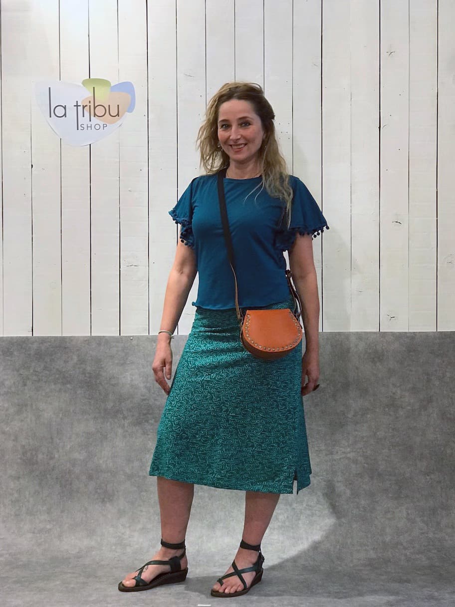 Jupe Bla-Bla Myrtille (Pat green) - Medium