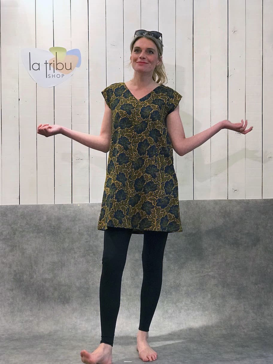 Robe Bla-Bla Calao (Fact yellow) - Extra-large