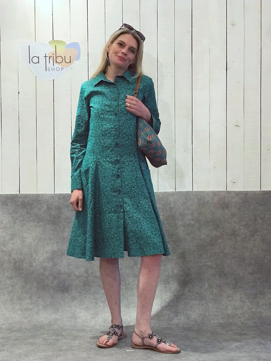 Robe Bla-Bla Nectarine (Pat green) - Medium