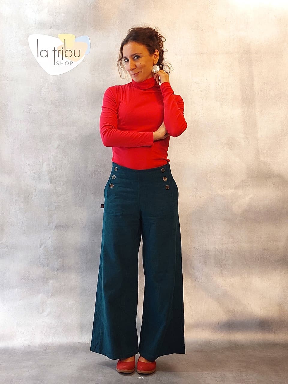 Pantalon Kali-Yog Taliya (Petrole) - Extra-large