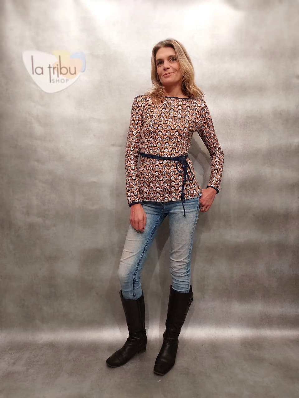Top Tranquillo Jersey Jumper (Lotus) - Small