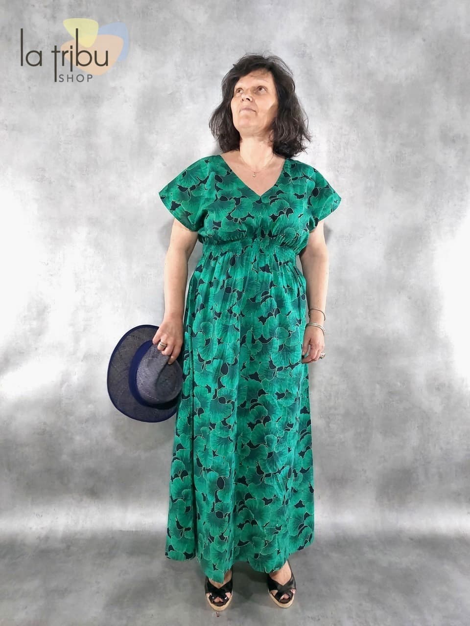 Robe Lalita Judy (Ginkgo vert) - Medium