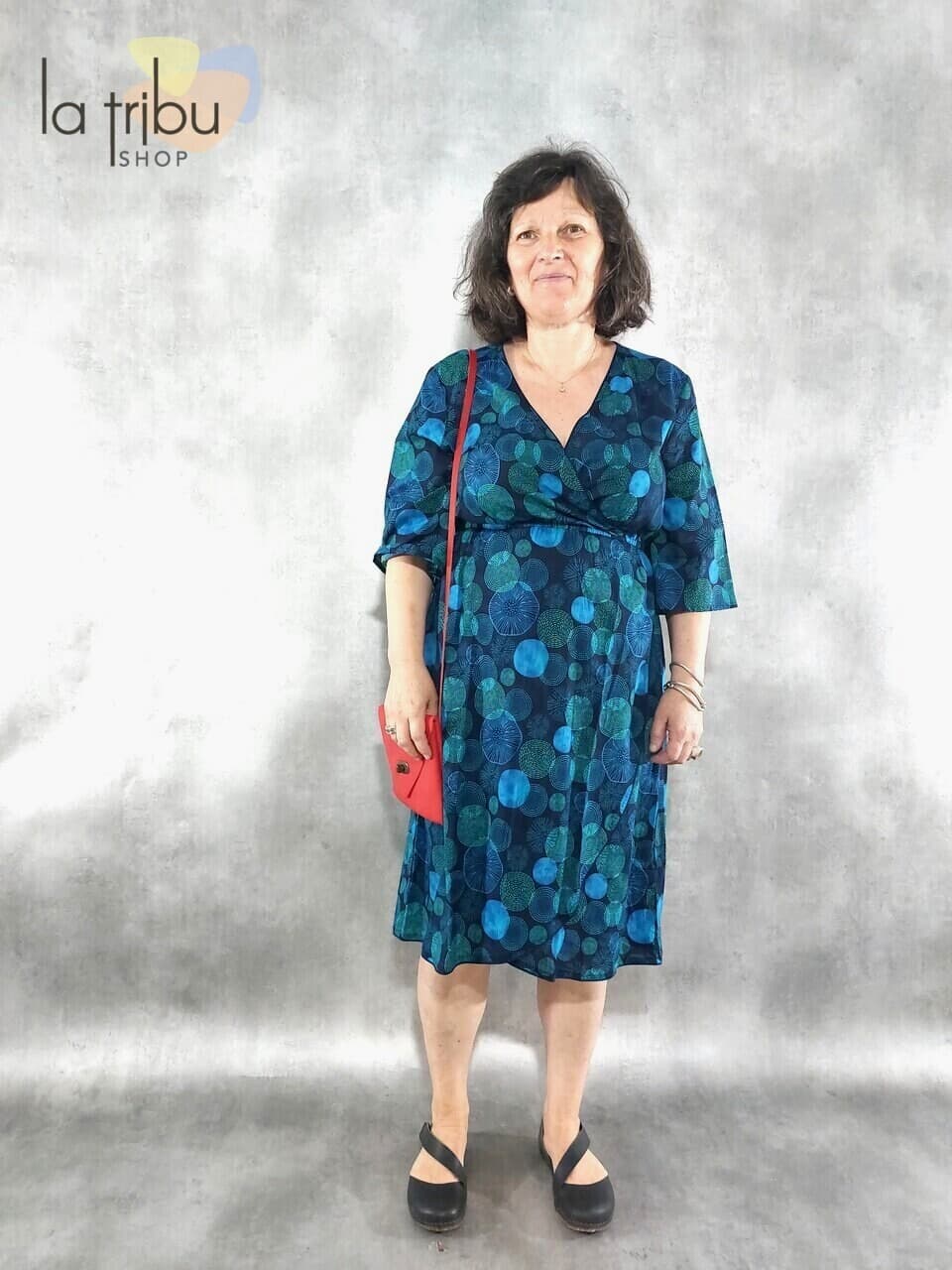 Robe Lalita Shirley (Aborigene bleu) - Medium