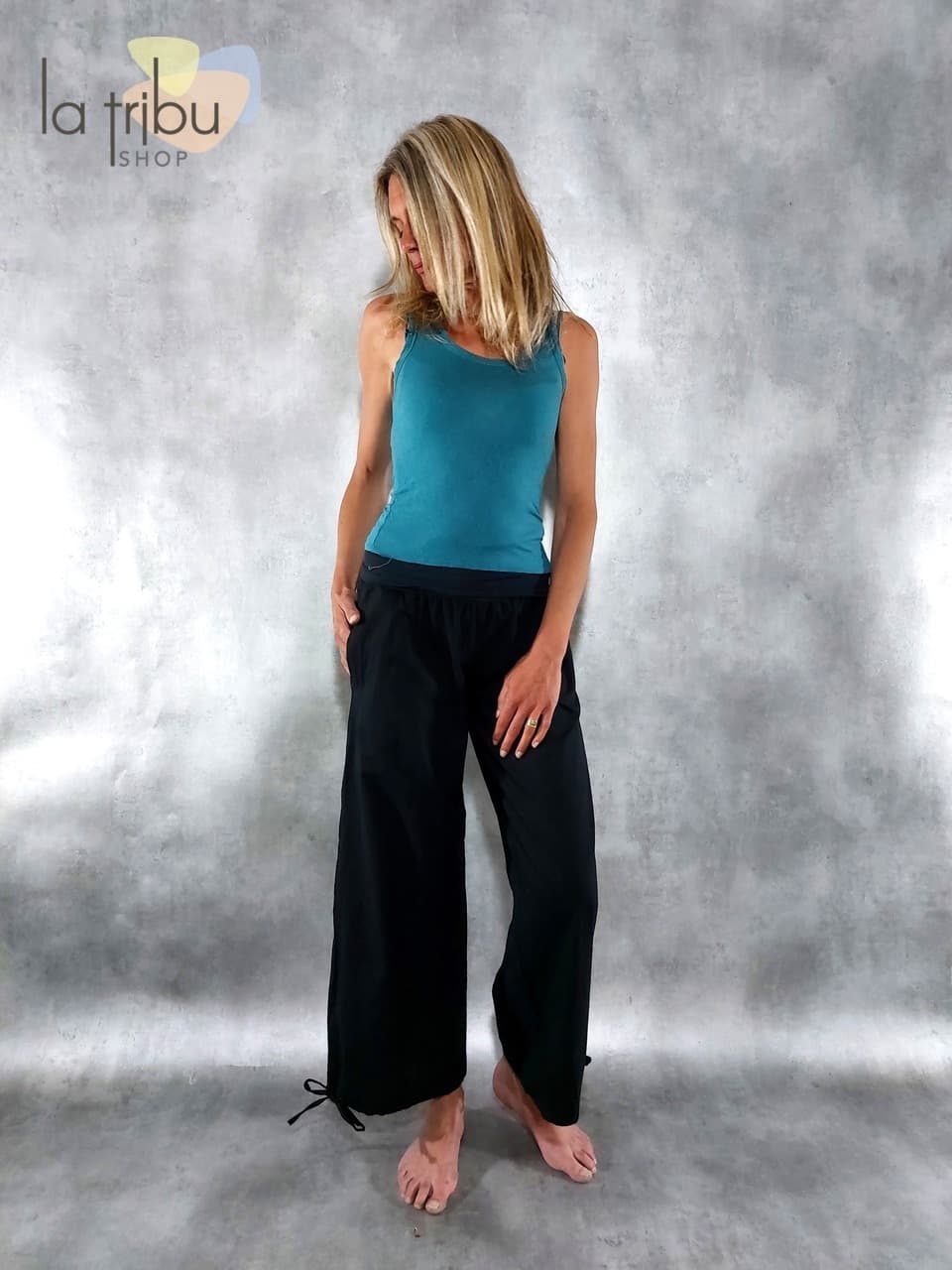 Pantalon Kali-Yog Yogi (All black) - Extra-large