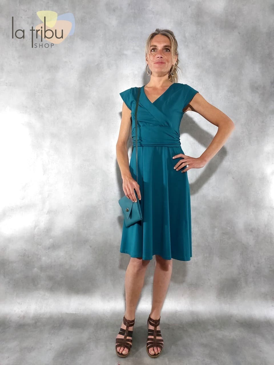 Robe Bla-Bla Ruth (Petrole) - Small