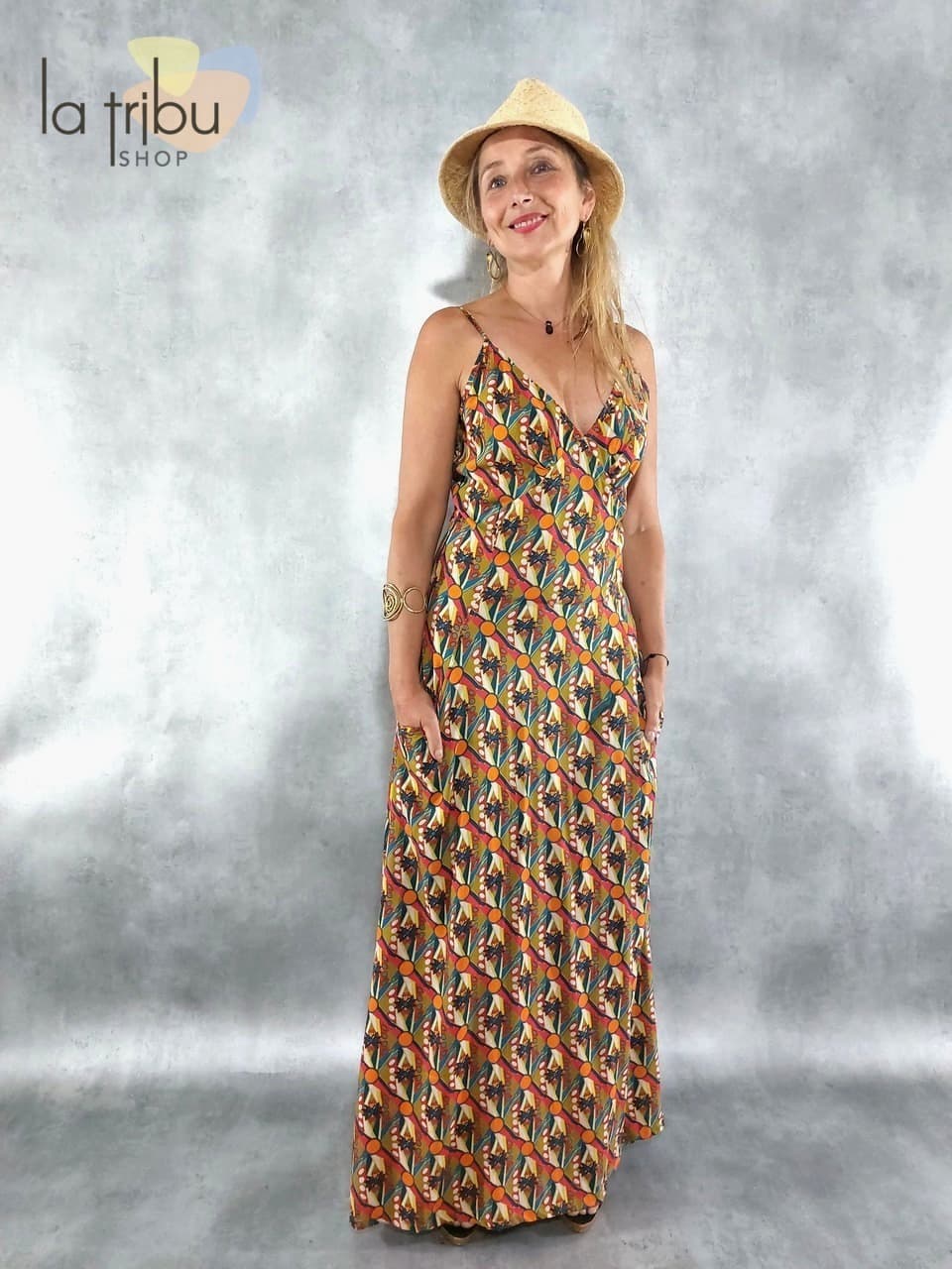 Robe Kali-Yog Chacha (Galaxy orange) - Double Extra-large